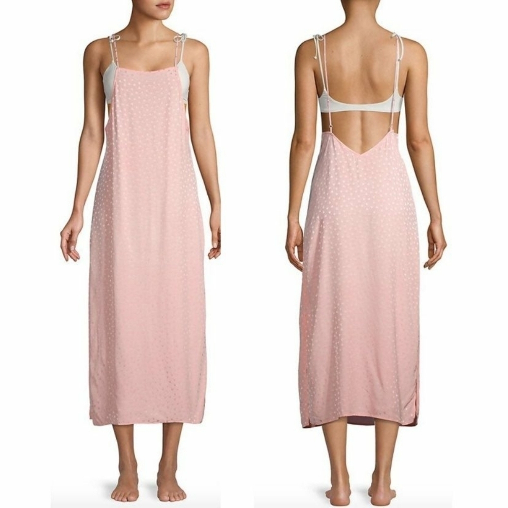 Onia Melanie Dress Floating Triangle Pink Coverup NEW